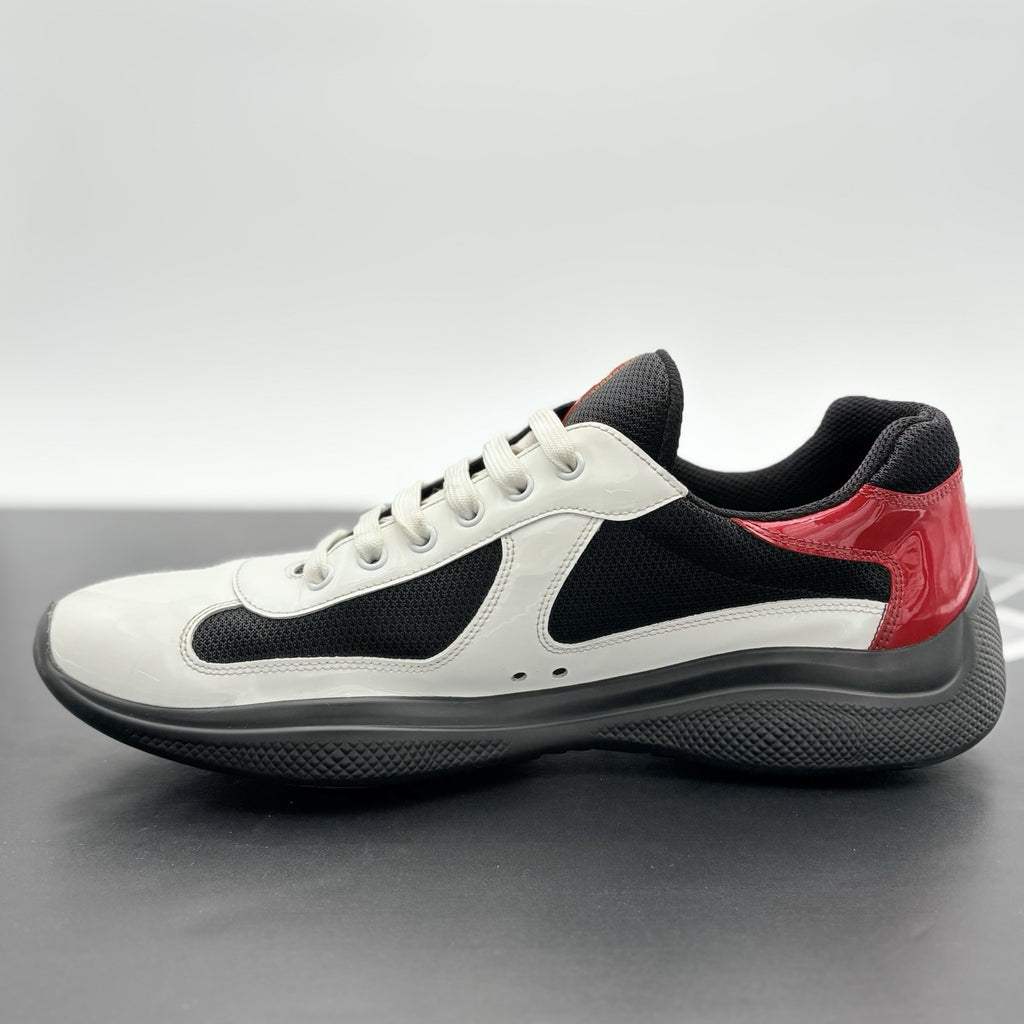 Size 10 UK (11 US) Prada Americas Cup ' Black White Red ' | SUPER CLEAN!