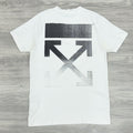 Size Small - Off White Faded Arrow Shirt Sleeve T-Shirt ' White Black '