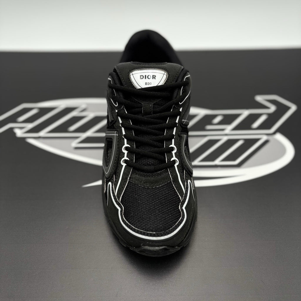 Size 41 (8 US) Dior B30 Reflective Sneaker ' Black ' | GOOD CONDITION!