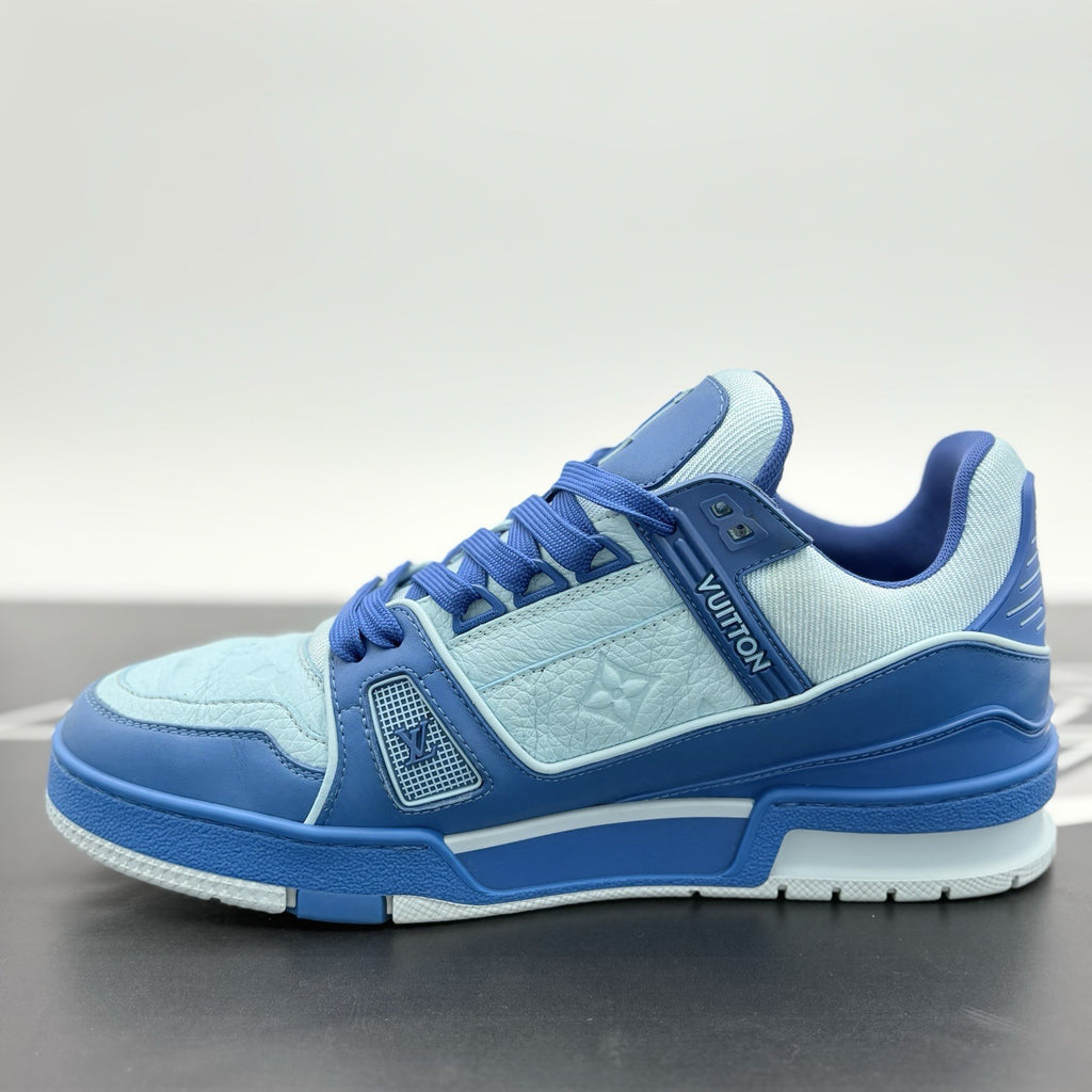 Size 6 LV (7-7.5 US) - Louis Vuitton Trainer ' Blue ' | GREAT CONDITION!