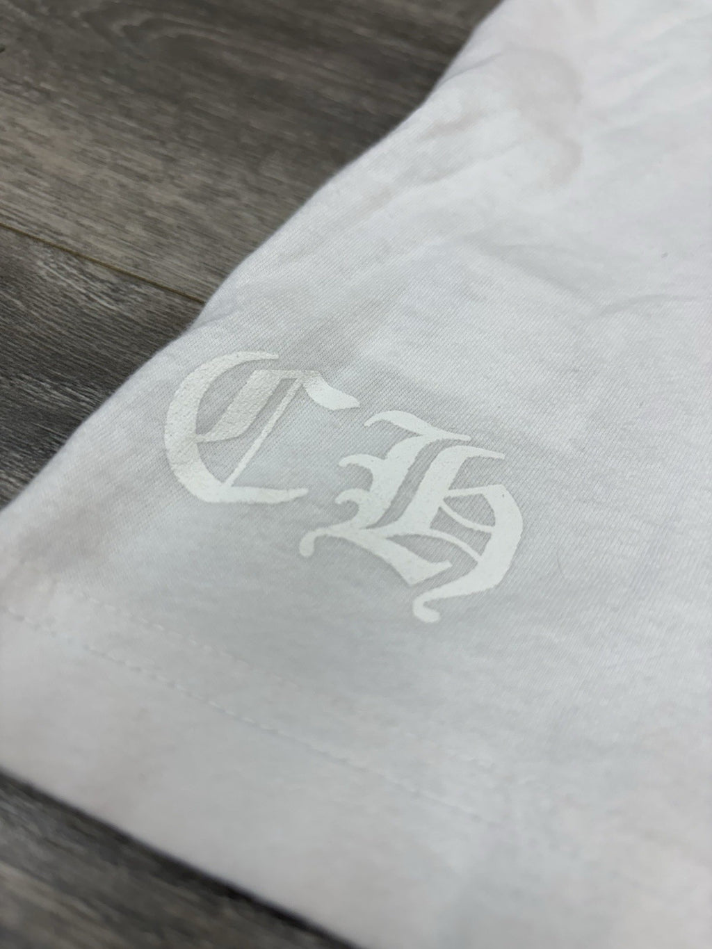 Size Medium - Chrome Hearts Plus Logo Short Sleeve T-Shirt ' White ' | EXCELLENT
