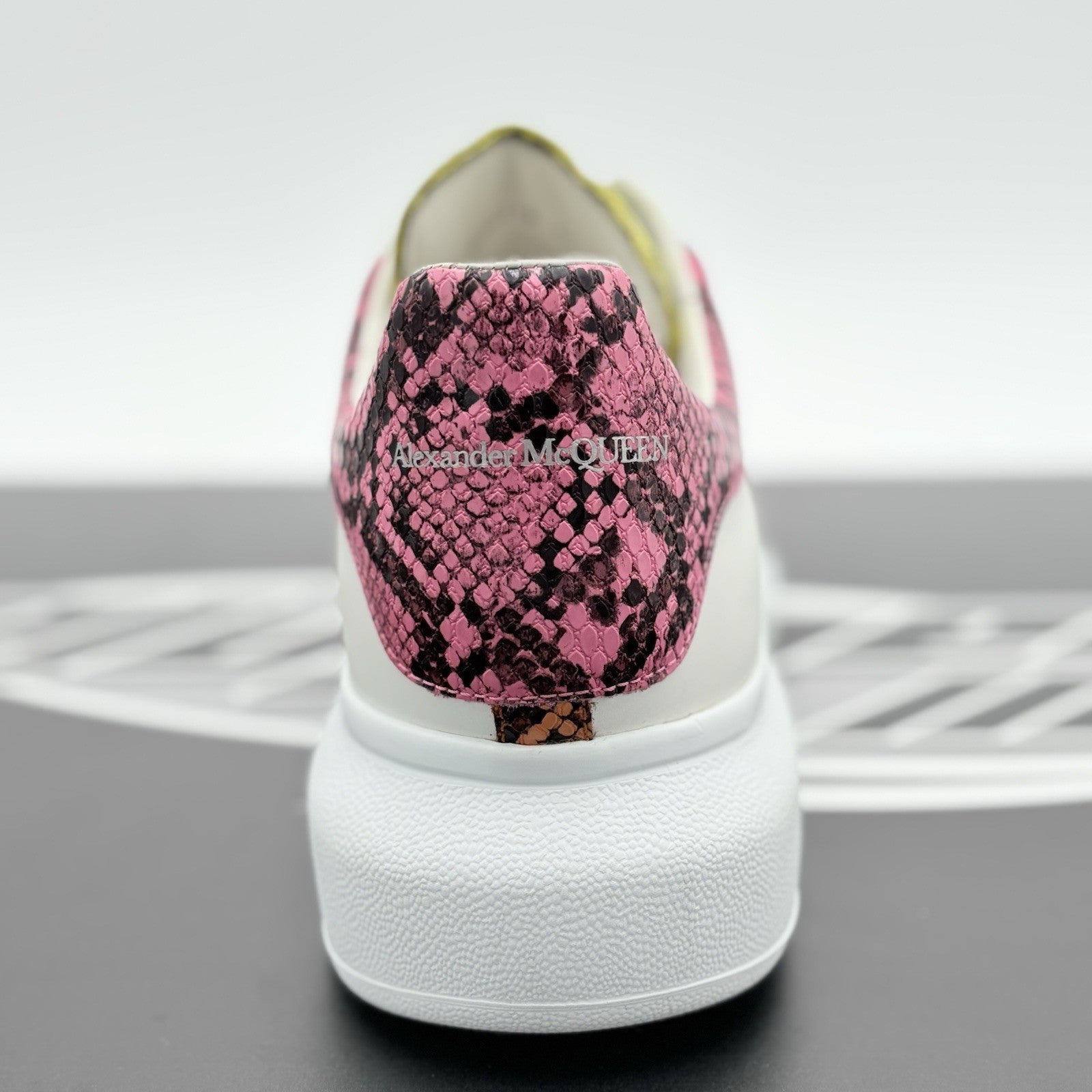 Size 45 (12US) Alexander McQueen ' White Multi Snake Print ' | ONLY WORN 1-3x