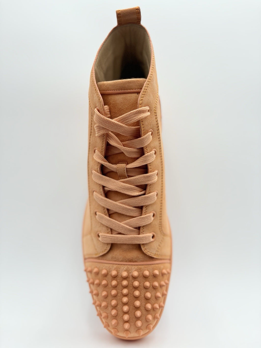 Size 45.5 (12.5 US) - Christian Louboutin Spikes ' Peach Orange ' | BRAND NEW!