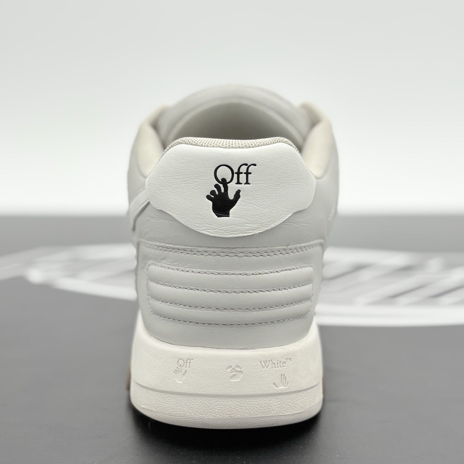 Size 44 (11 US) Off-White Out of Office ' Grey White ' | GREAT CONDITION!