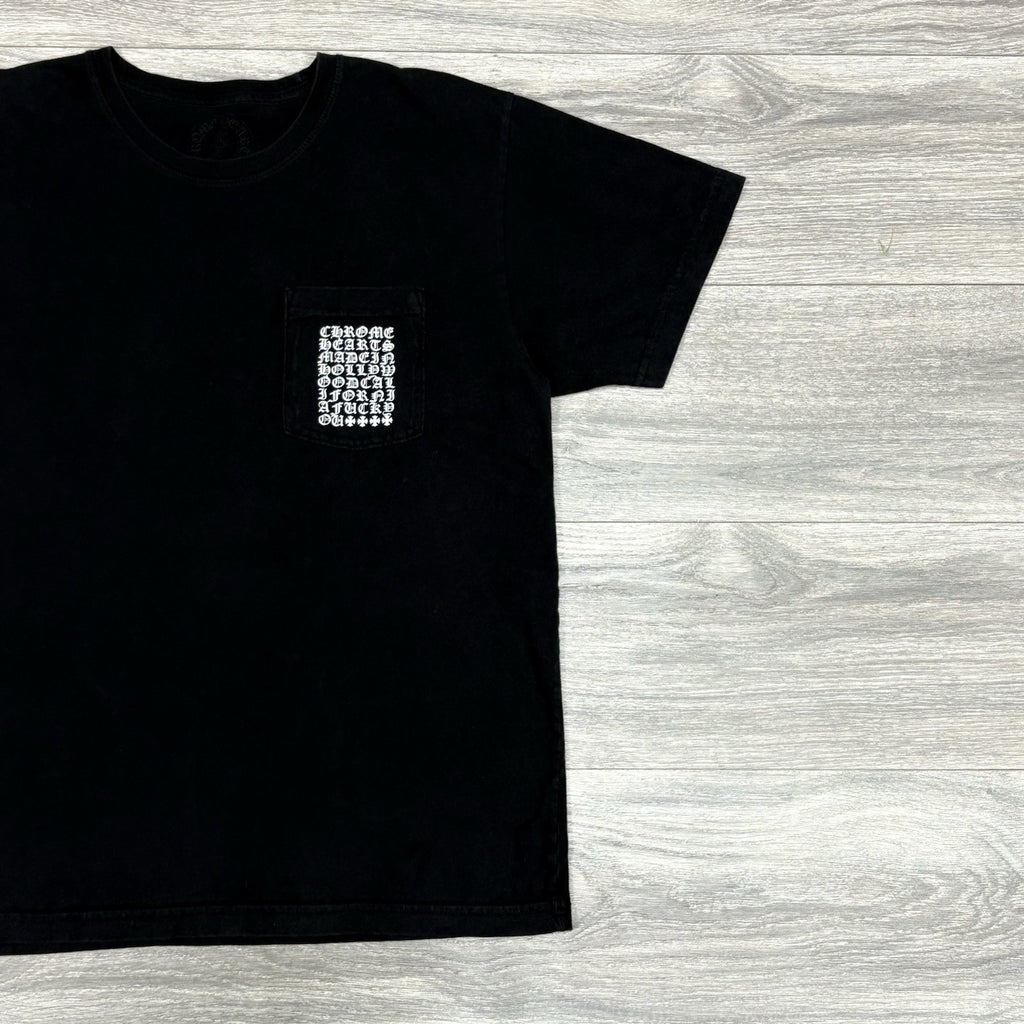 Size L - Chrome Hearts Multi Logo T-Shirt ' Black ' | GREAT CONDITION!