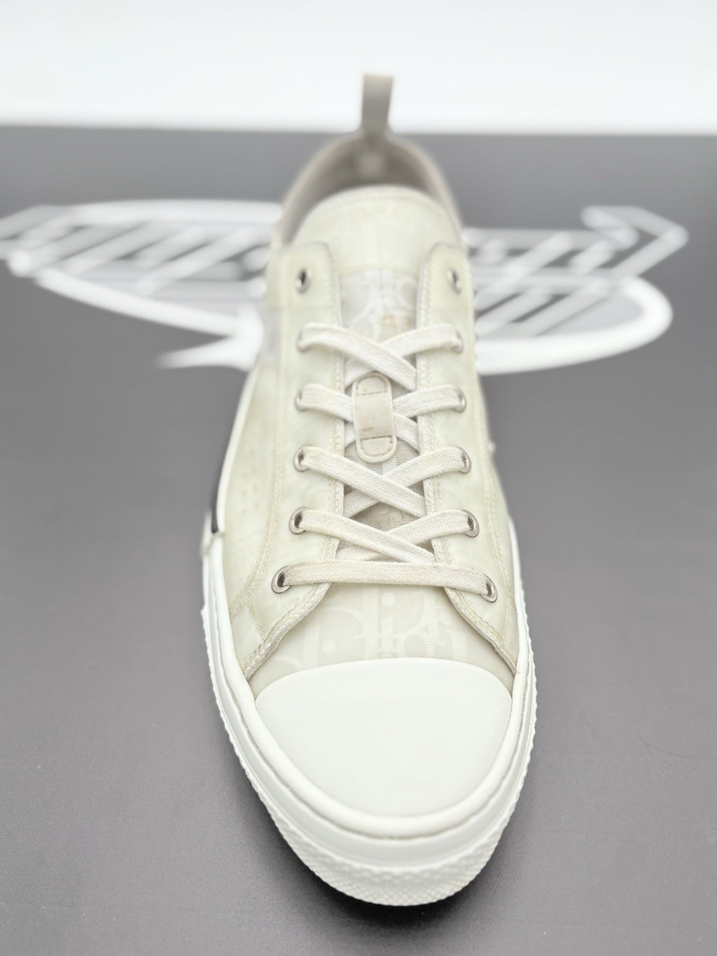Size 46 (13 US) - Dior B23 Low ' White ' | GOOD CONDITION!