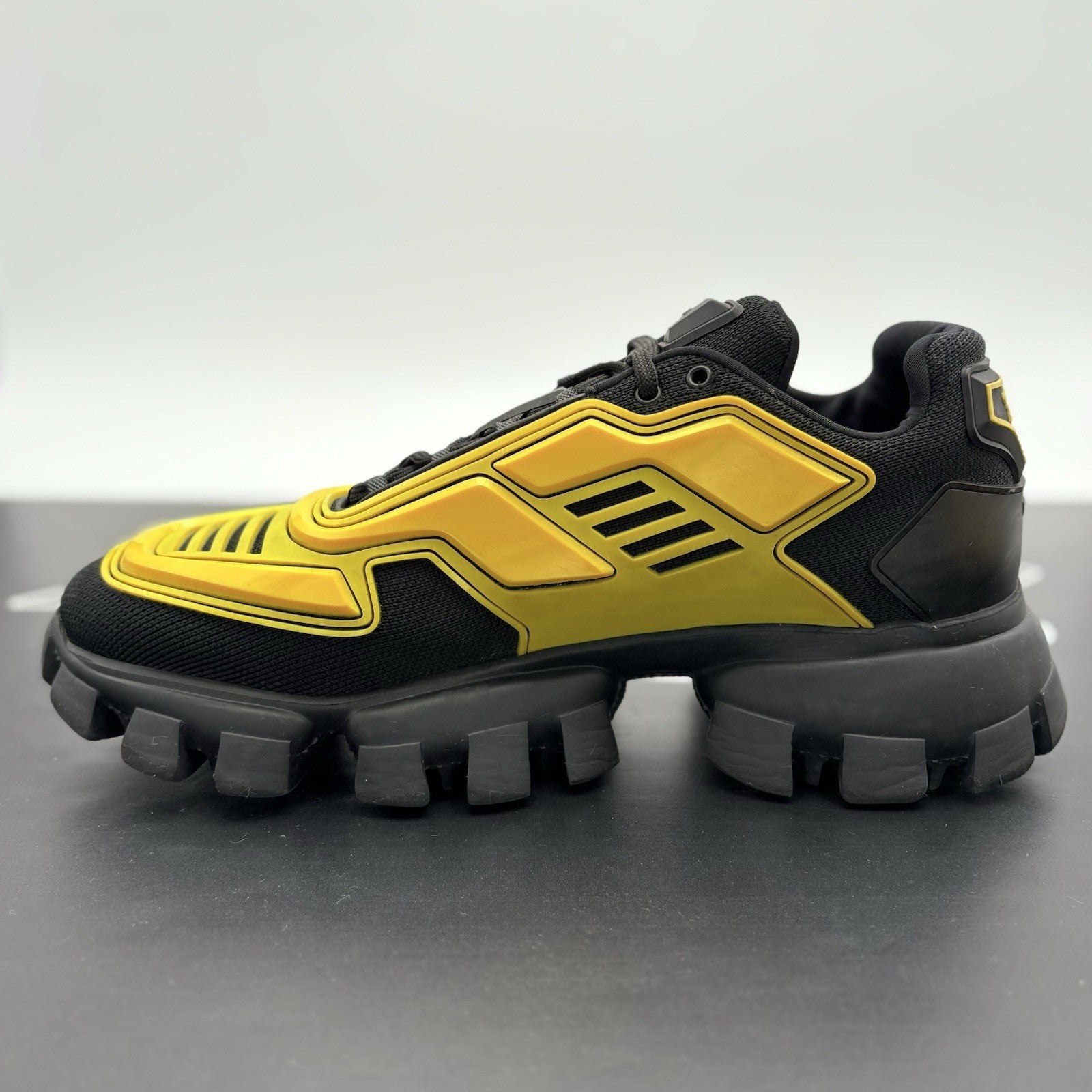 Size 9 UK 10 US) - Prada Cloudbust Thunder ' Yellow Black ' | SUPER CLEAN!