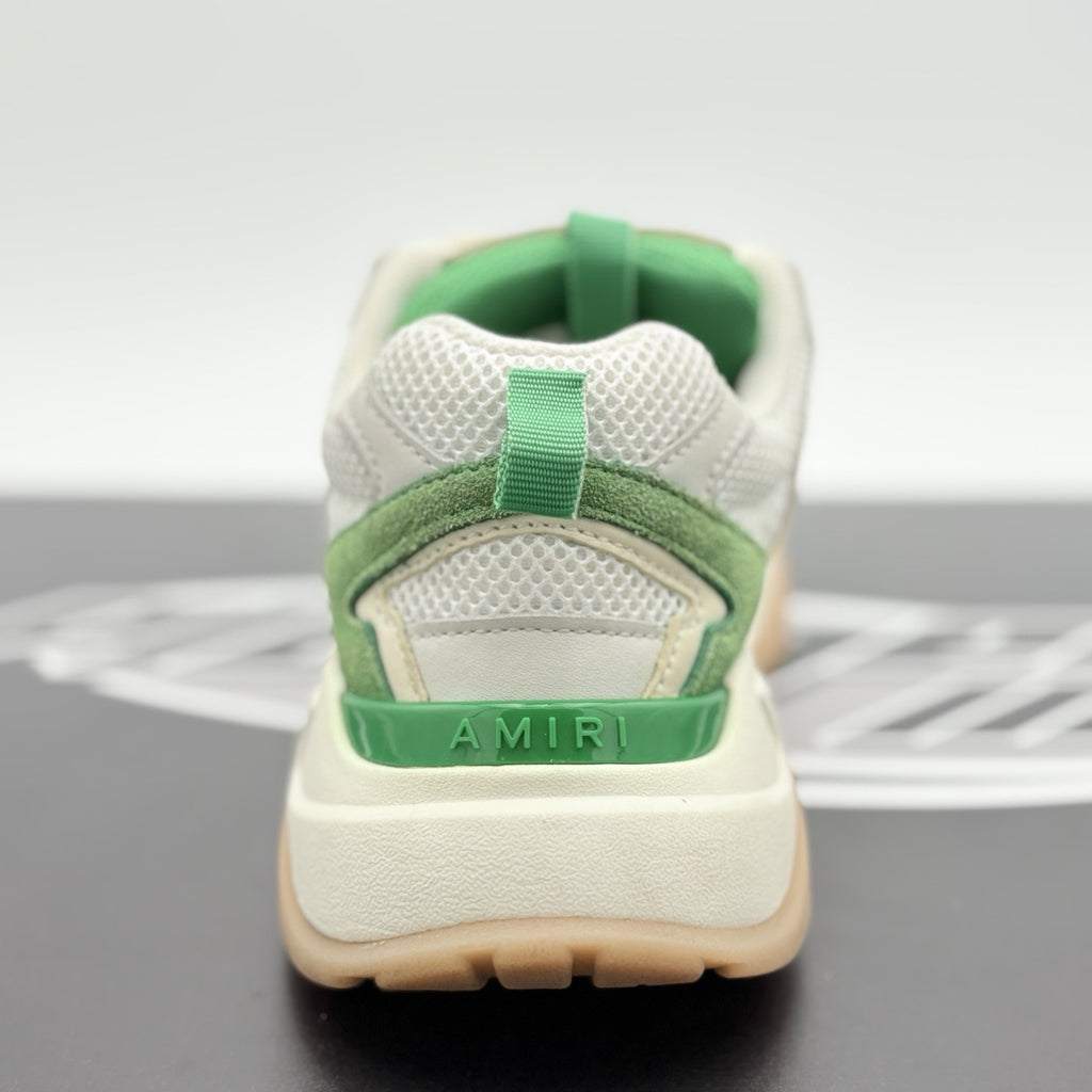 Size 45 (12 US) - Amiri Bone Runner ' Tennis Green ' | SUPER CLEAN!