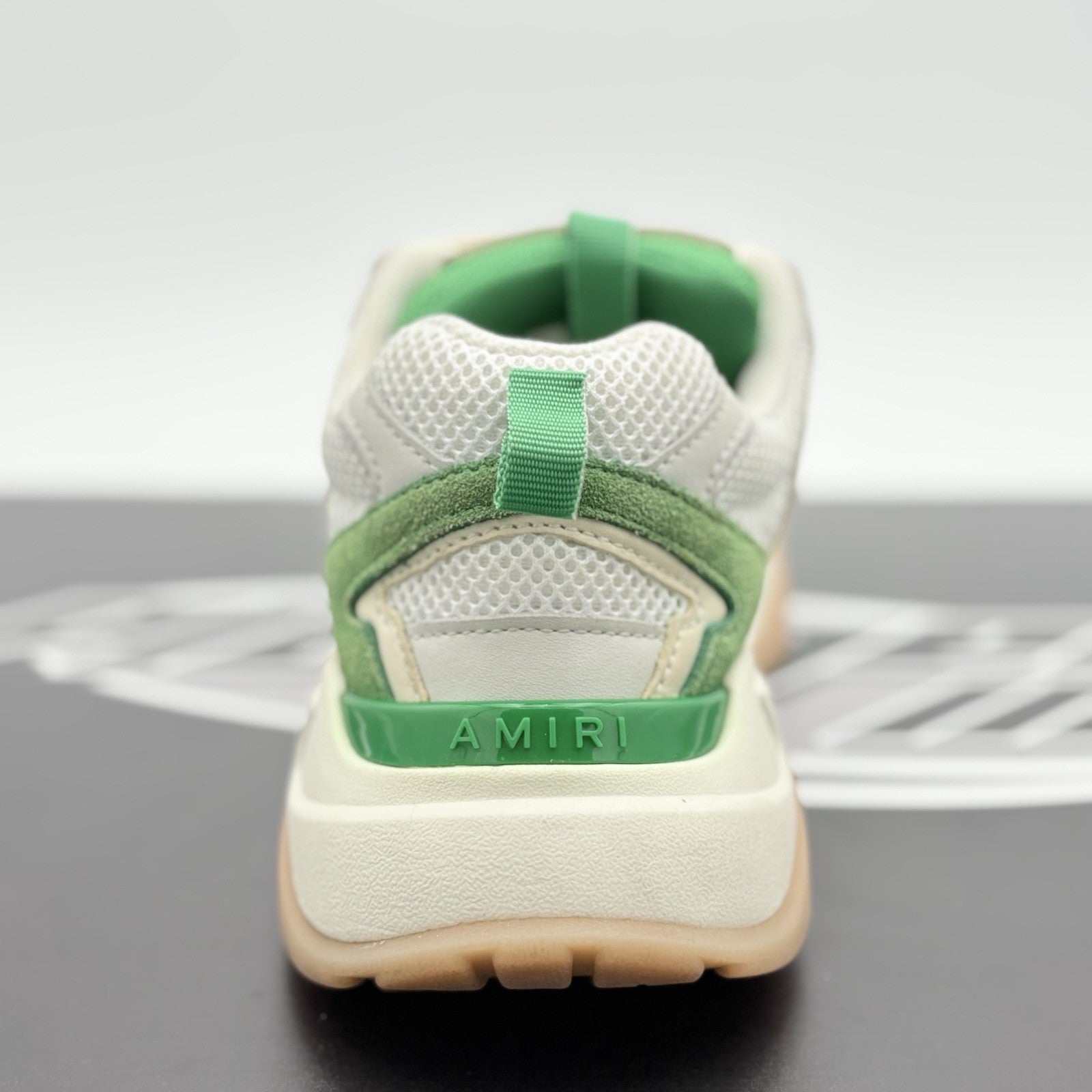 Size 45 (12 US) - Amiri Bone Runner ' Tennis Green ' | SUPER CLEAN!