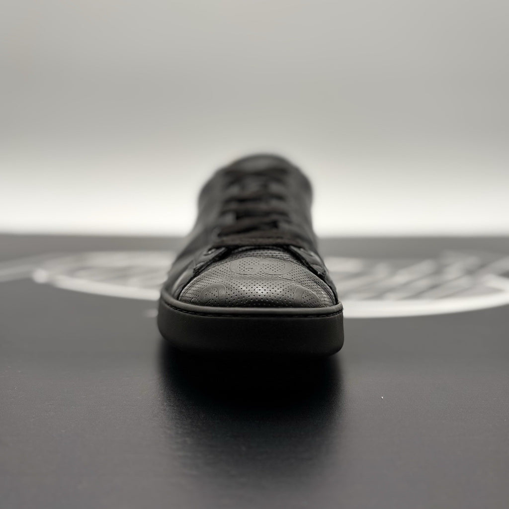 Size 9.5 G (10 US) - Gucci Ace GG ' Black '