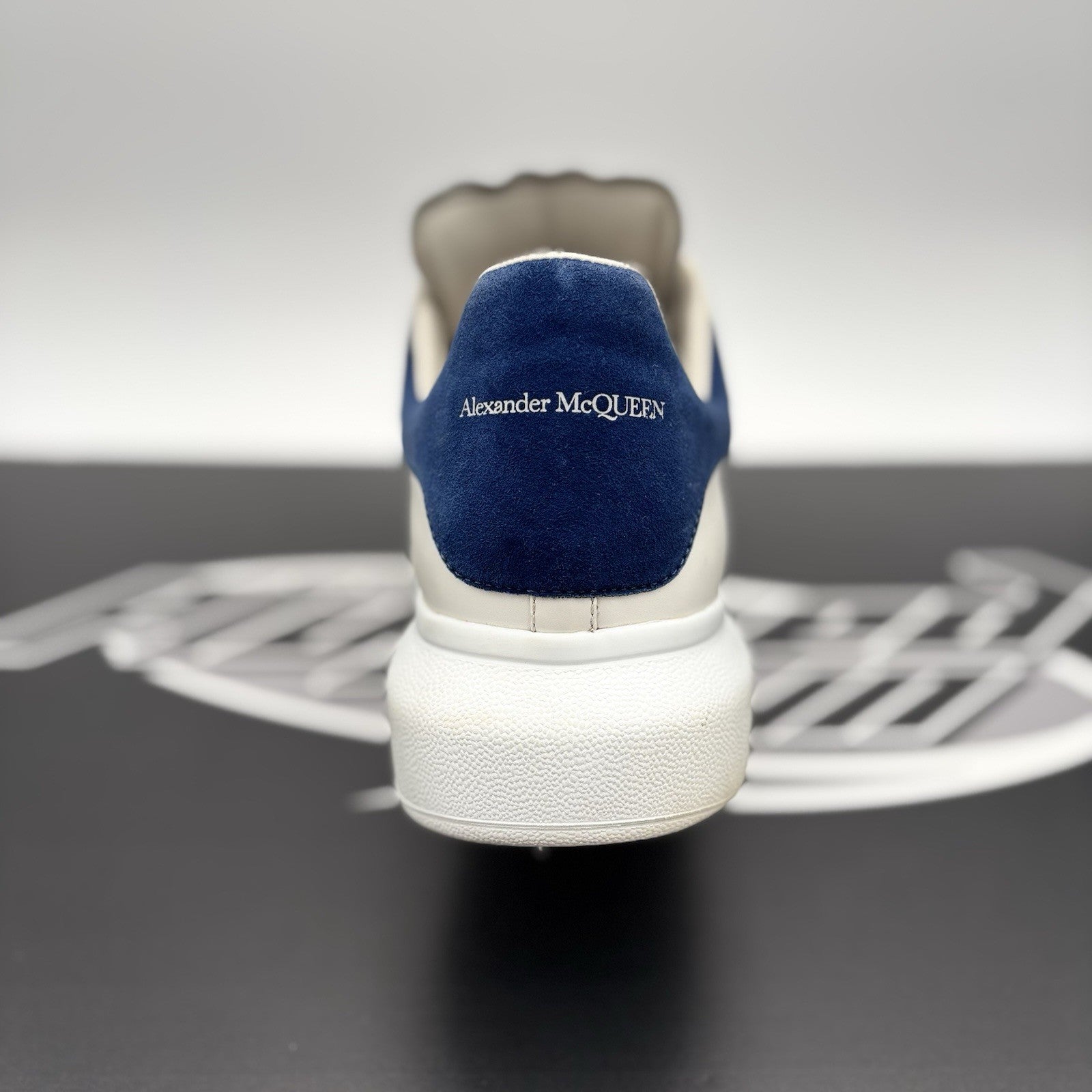 Size 45 (12 US) - Alexander McQueen Oversized ' White, Blue ' | GREAT CONDITION!