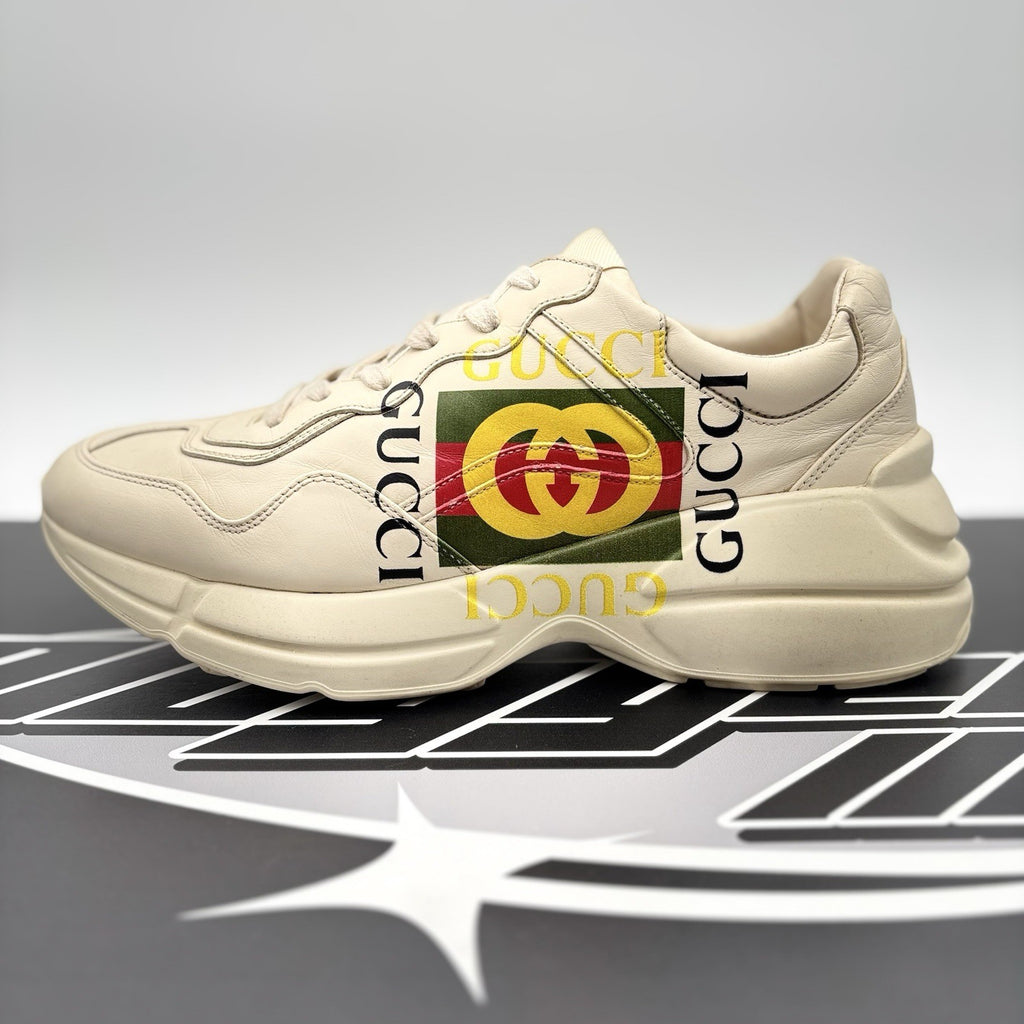 Size 7.5 G (8 US) Gucci Rhyton GG  ‘ Gucci logo ’ | GOOD CONDITION!