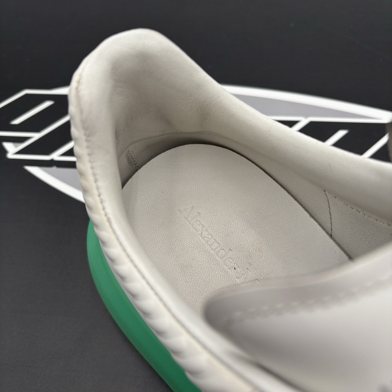 Size 44 (11 US) Alexander McQueen Oversized ' White Green ' | GREAT CONDITION!