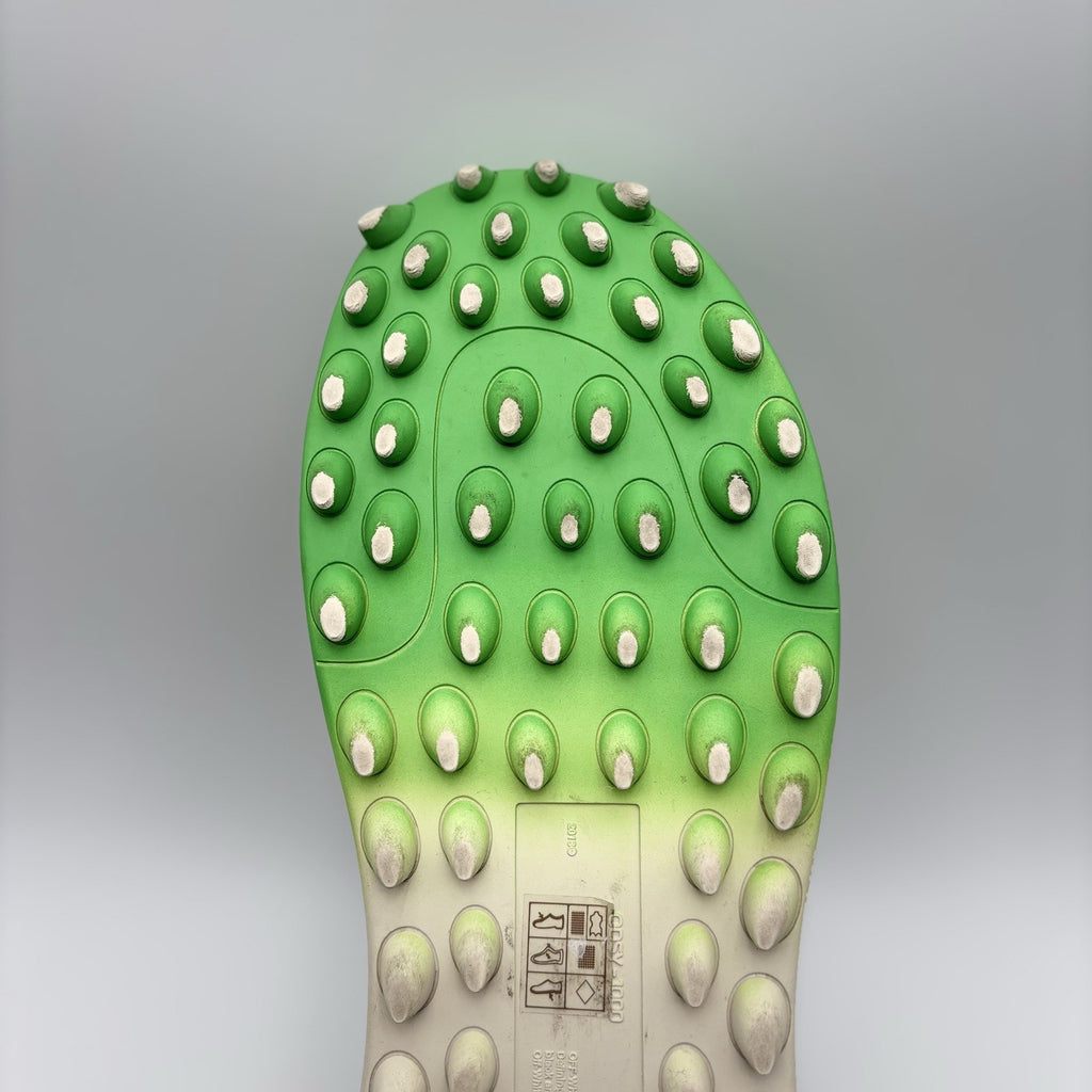 Size 45 (12 US) Off-White ODSY-1000 ' White, Green Spray Paint ' | GREAT!