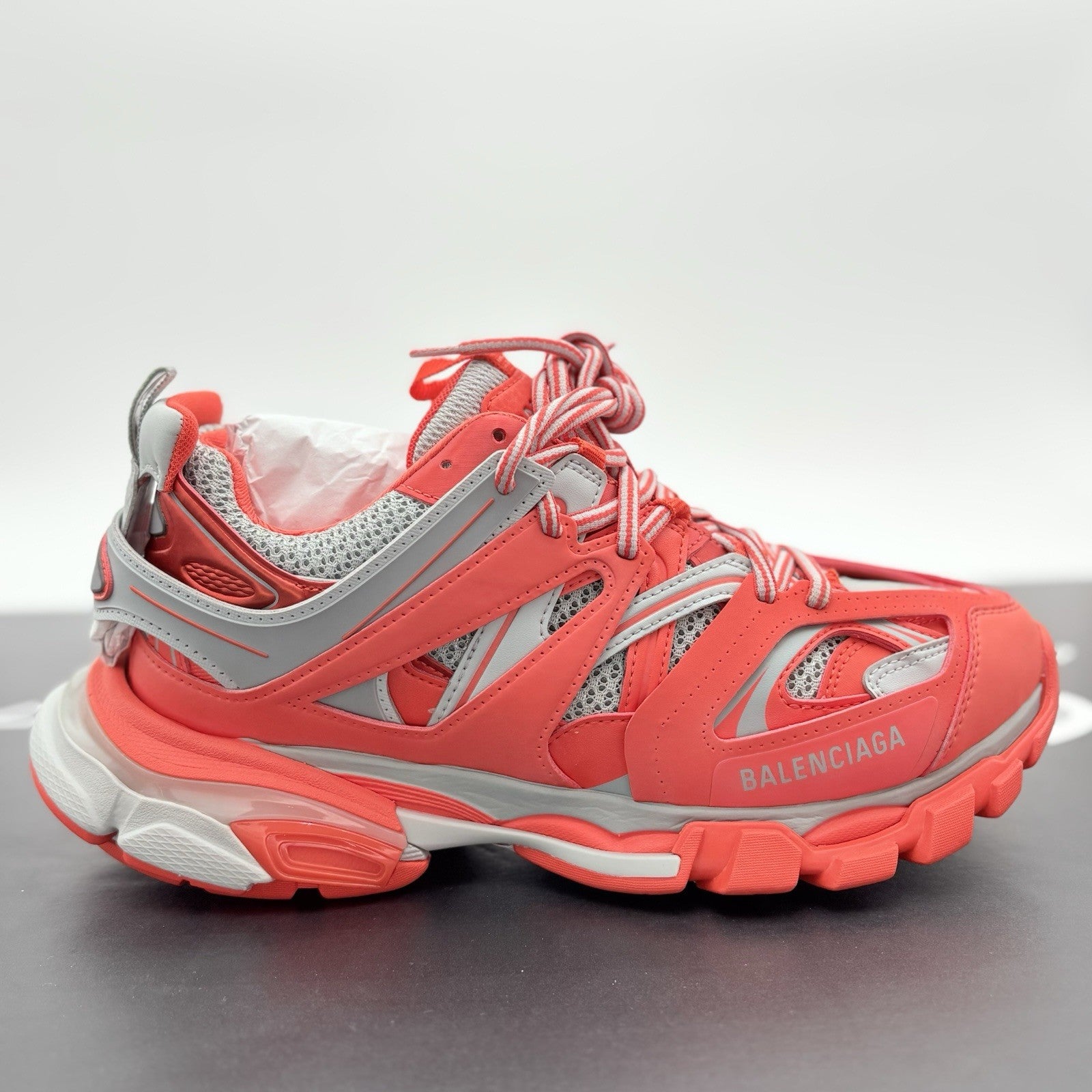 Size 41 (8 US) - Balenciaga Track Sneaker ' Orange Gray ' | BRAND NEW!