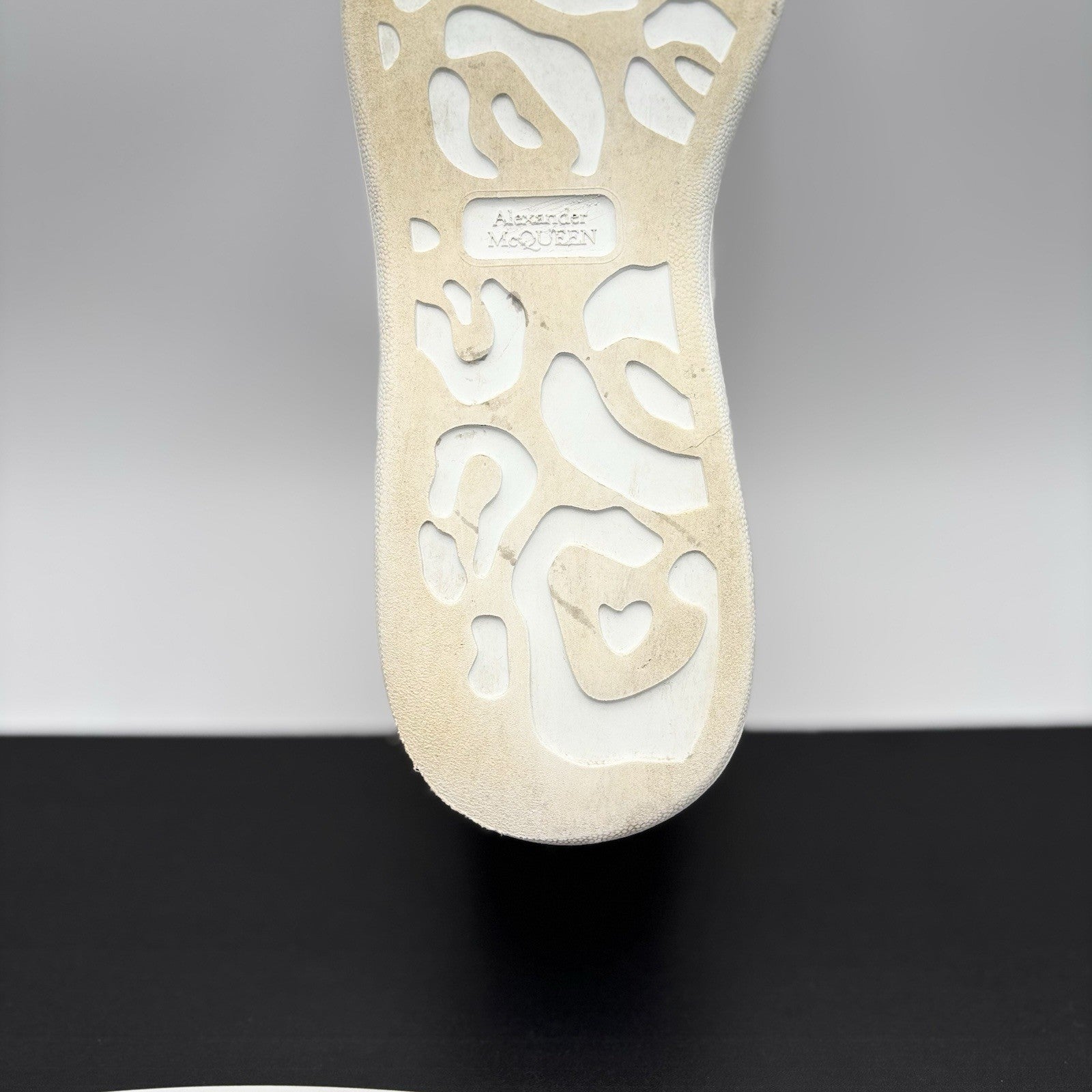 Size 46.5 (13.5 US) - Alexander McQueen ' White Black ' | GREAT CONDITION!