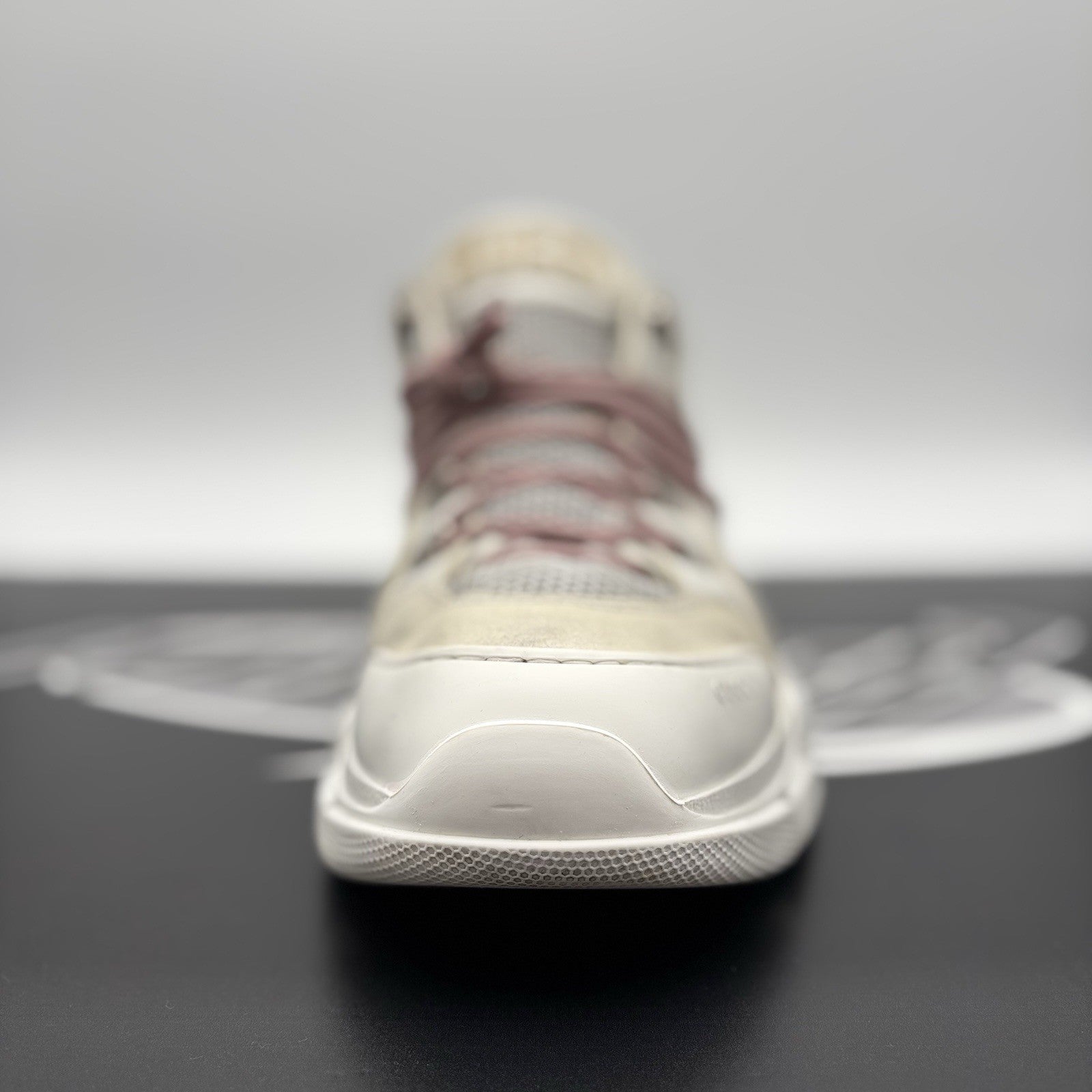 Size 12G (12.5 US) - Gucci Flashtrek SEGA ' White, Beige ' | GREAT CONDITION!