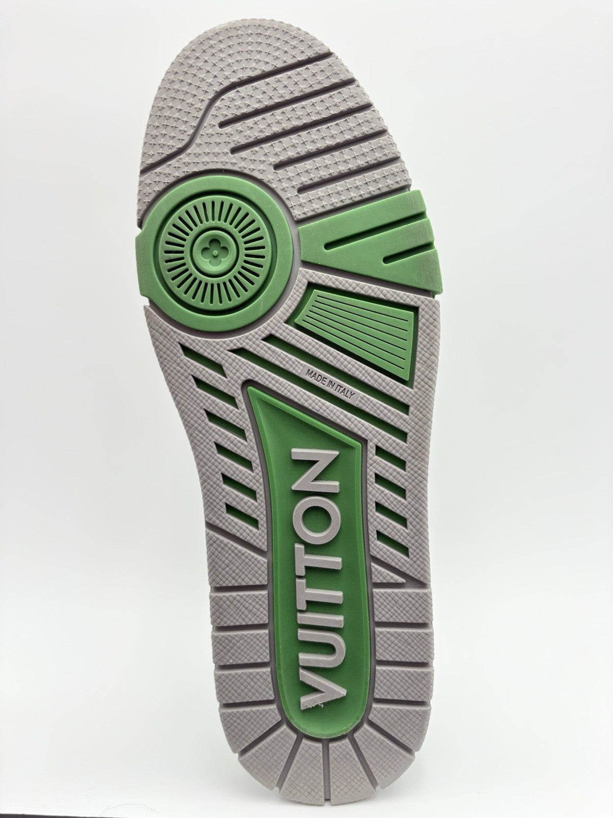 Size 8.5 LV (9.5-10 US) Louis Vuitton LV Trainer ' Green Grey ' | SUPER CLEAN!