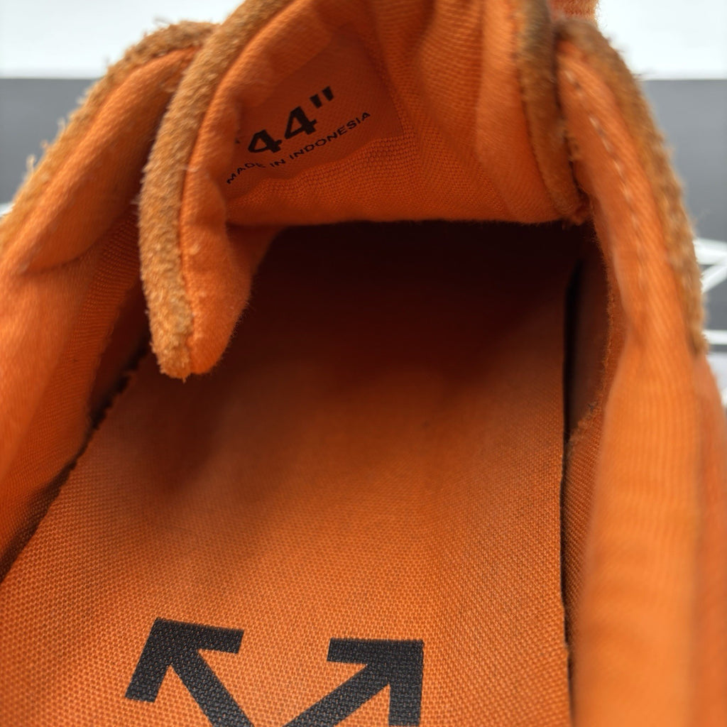 Size 44 (11 US) - Off White Vulcanized Low Orange Black ' | GOOD CONDITION!