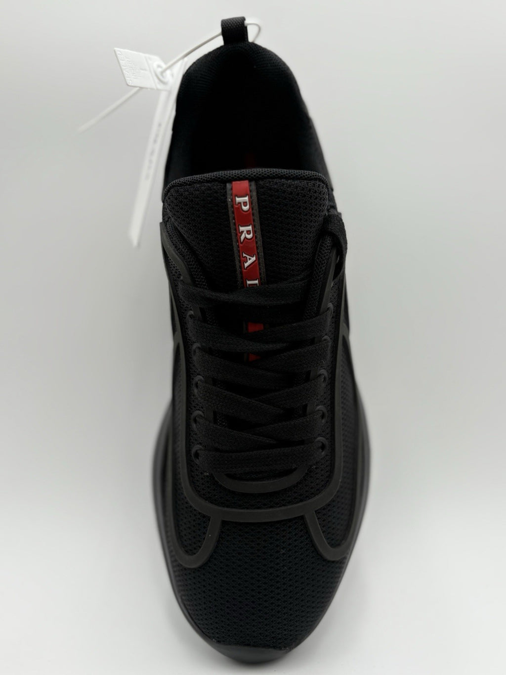 Size 7 UK (8 US) - Prada Americas Cup Sneakers ' Black ' | BRAND NEW!