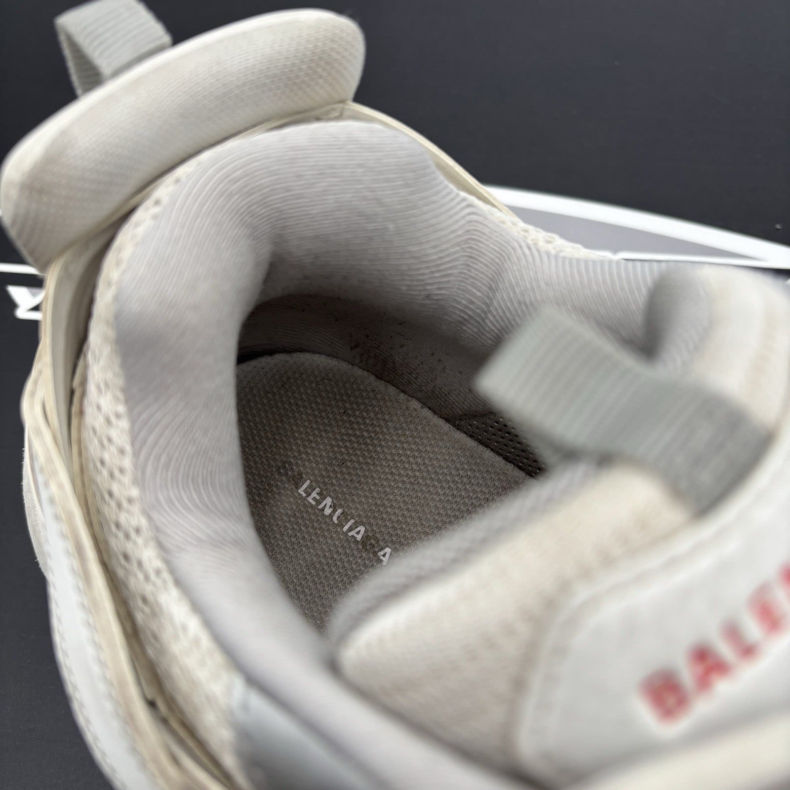 Size 46 (13 US) - Balenciaga Track Sneaker ' White Red ' | GOOD CONDITION!