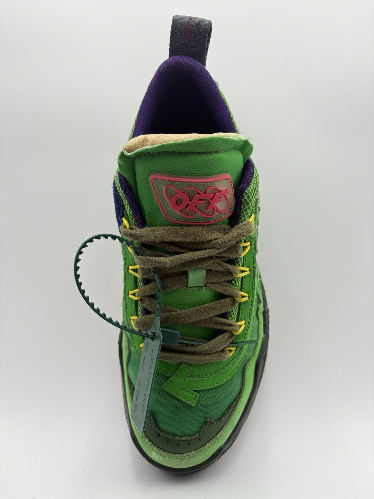 Size 42 (9 US) Off-White Odsy-1000 ' Green ' | GREAT CONDITION!