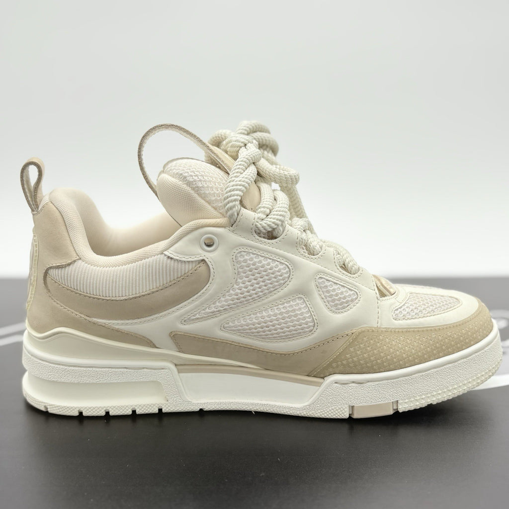 Size 7 LV (8-8.5 US) Louis Vuitton Skate ' Beige White ' | GREAT CONDITION!