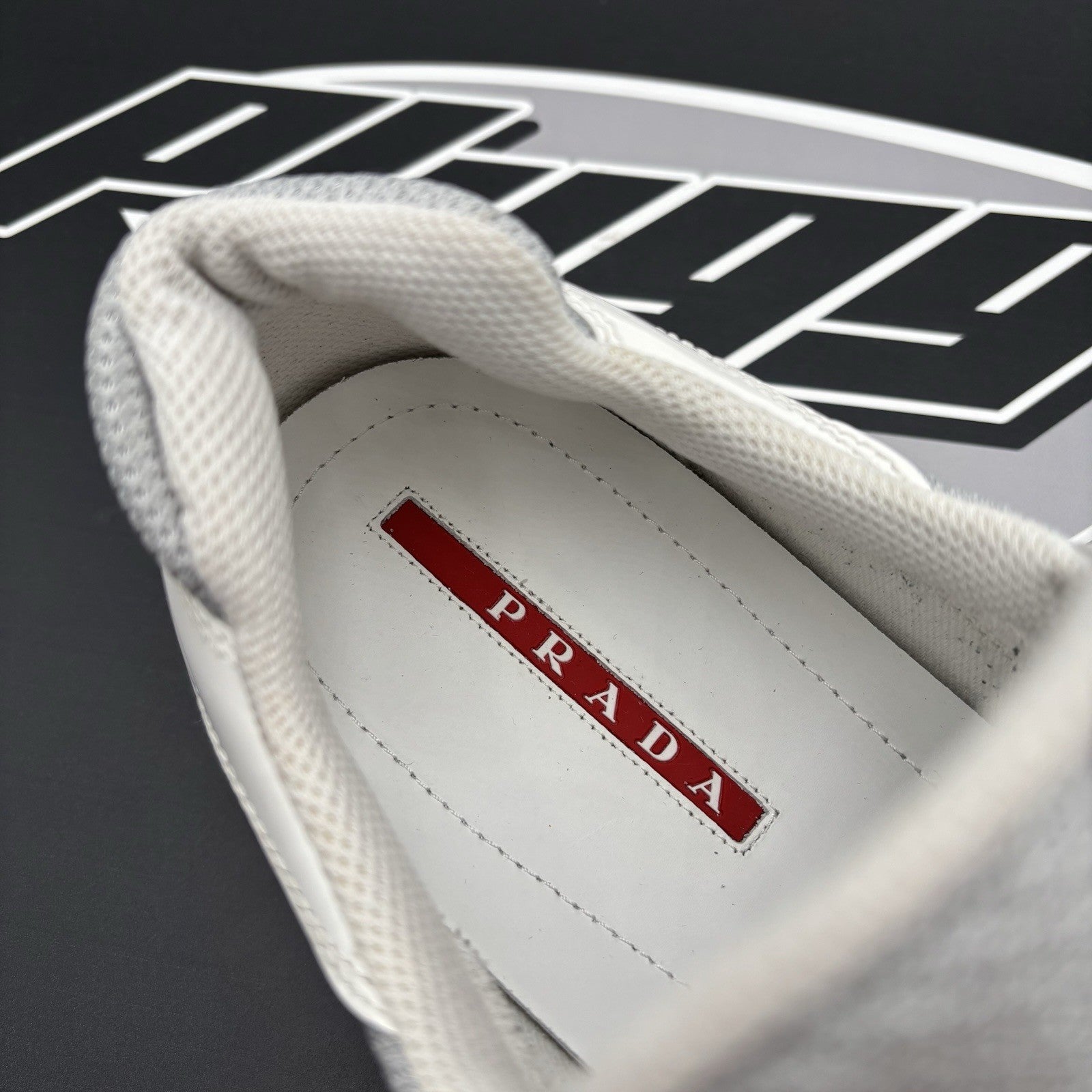 Size 14.5 UK (15.5 US) - Prada Americas Cup ' White ' | GOOD CONDITION!