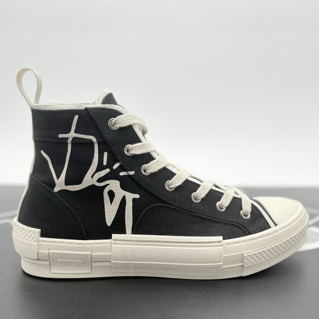 Size 41 (8 US) Dior B23 X Cactus Jack High Canvas ' Black ' | SUPER CLEAN!