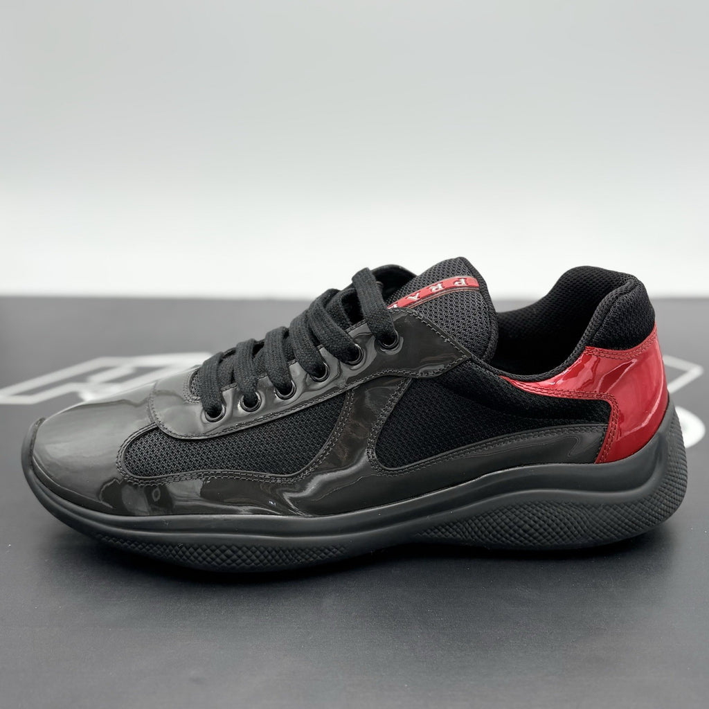 Size 10 UK (11 US) - Prada Americas Cup ' Anthracite Red ' | EXCELLENT CONDITION