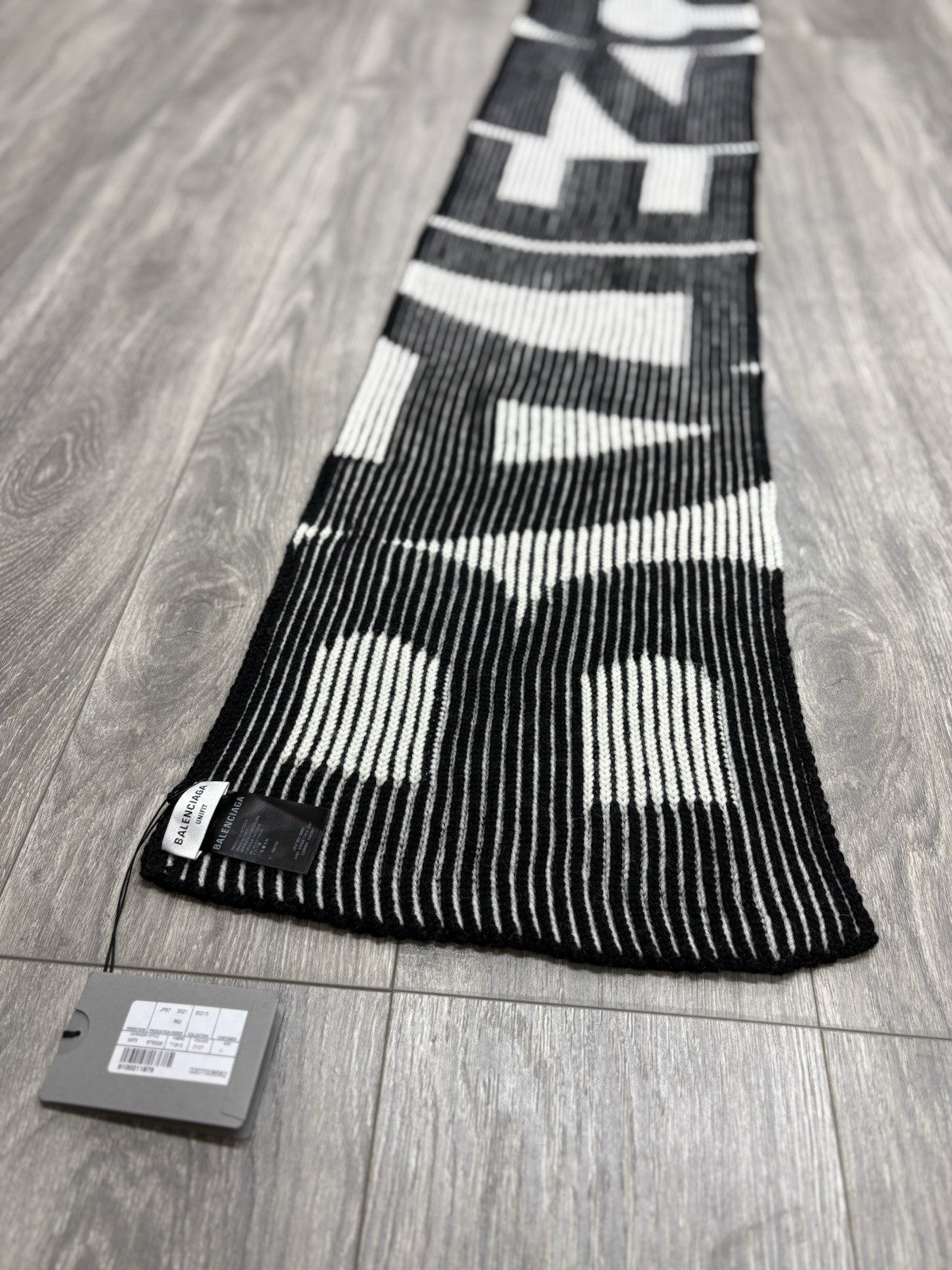 Balenciaga Logo Printed Wool Scarf | NEW!