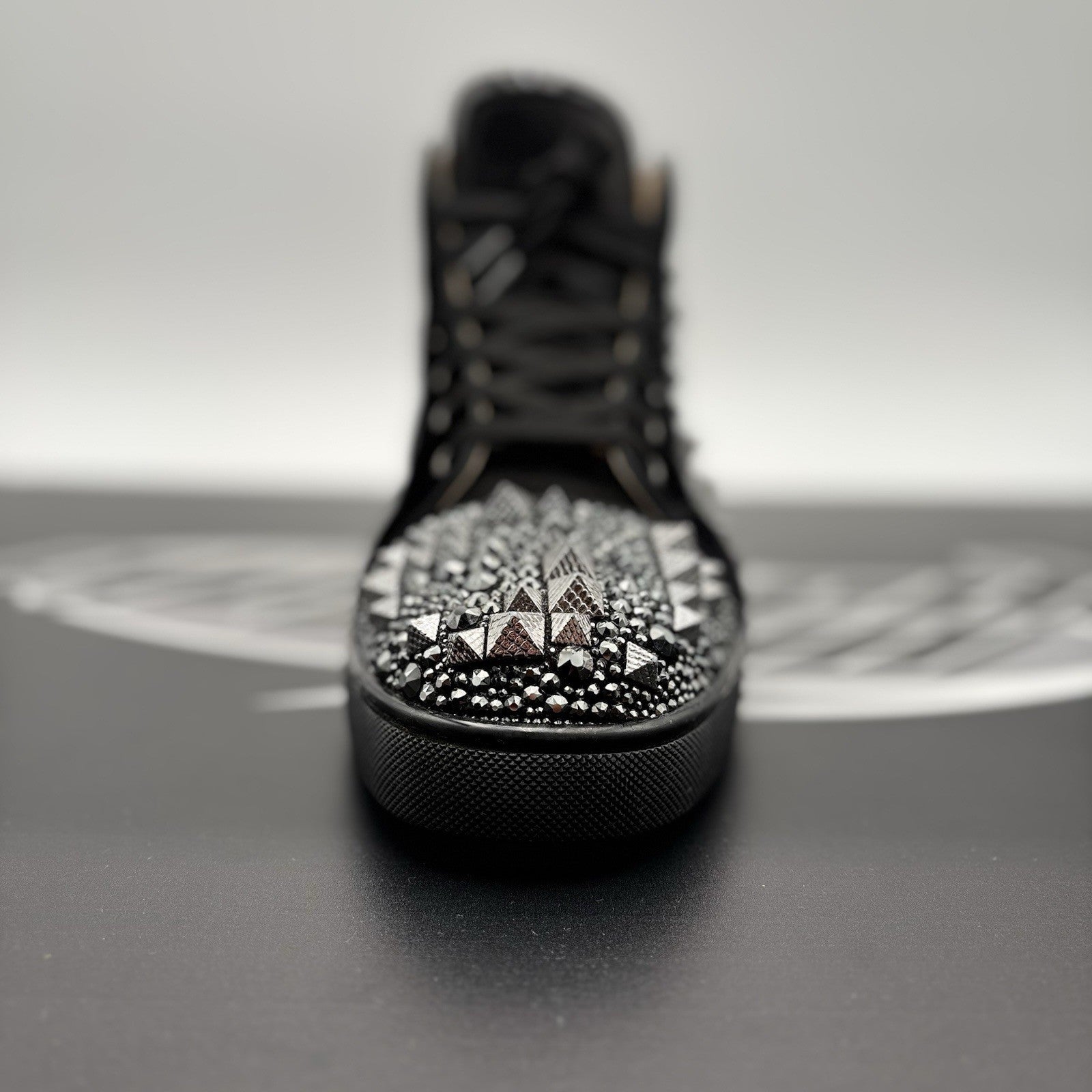 Size 43.5 (10.5 US) -Christian Louboutin Louis Max ' Multi Black ' | GREAT