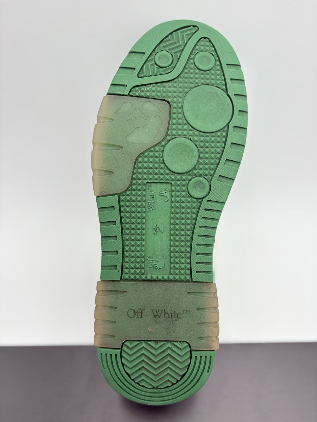 Size 42 (9 US) Off-White Out of Office ' Green White ' | GREAT CONDITION!
