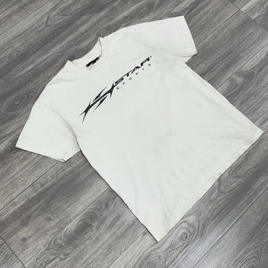 Size Small - Hellstar Classic T-Shirt Athlete Exclusive ' White Black '