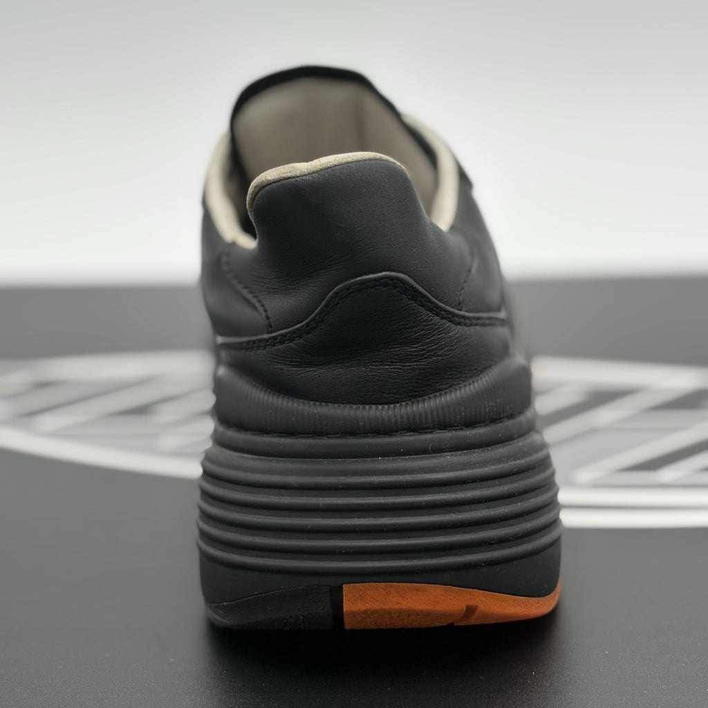 Size 42.5 (9.5 US) - Bottega Veneta Calf Leather Speedster Sneakers ' Black '