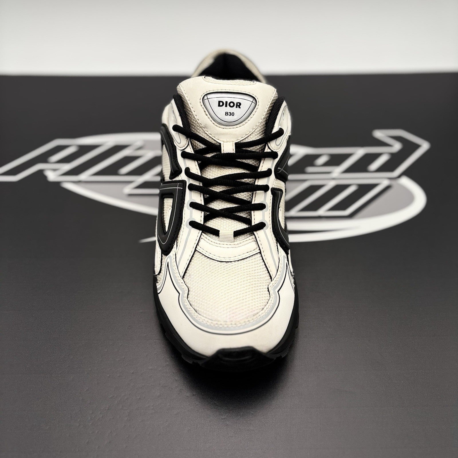 Size 44 (11 US) - Dior B30 ' White, Black ' | GOOD CONDITION!