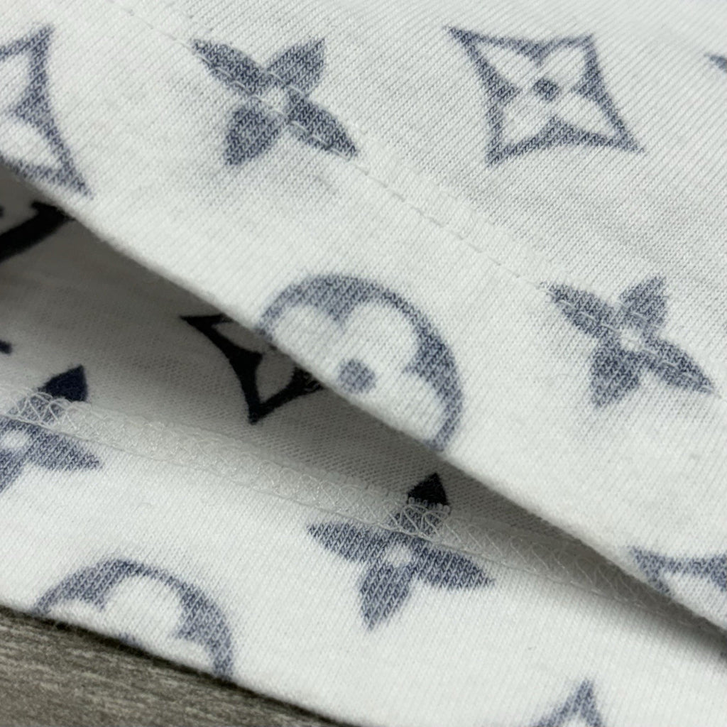 Size M - Louis Vuitton Monogram Printed With Chain ' White Blue ' | SUPER CLEAN!