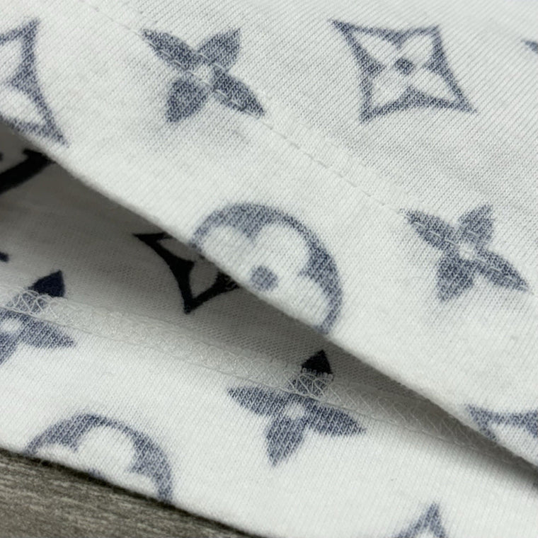 Monogram Printed With Chain White Blue — photo 5