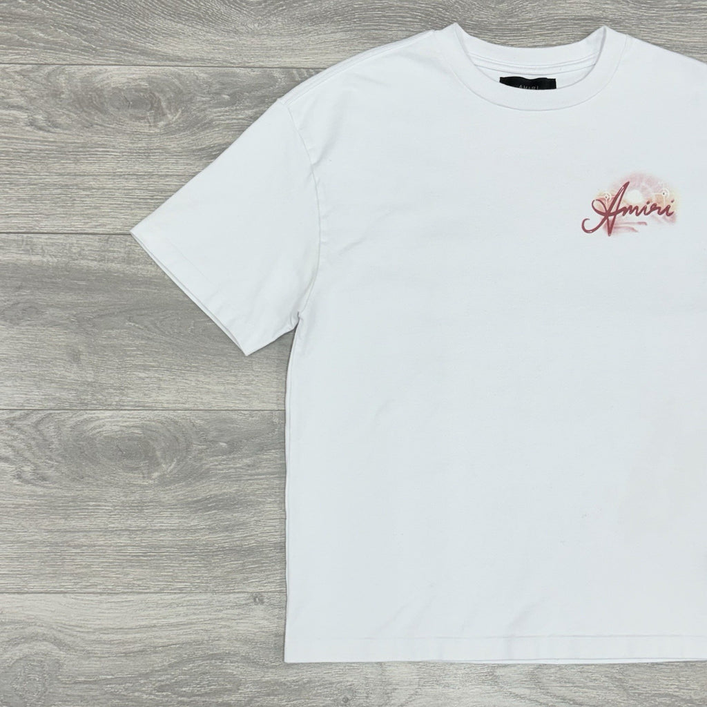 Size M - Amiri Airbrush Cotton T-Shirt ' White ' | GREAT CONDITION!