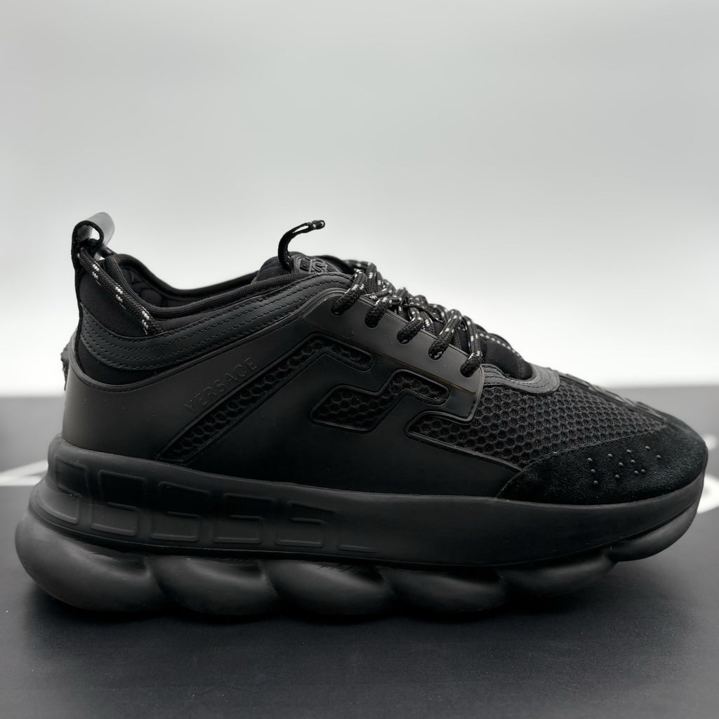 Size 44 (11 US) - Versace Chain Reaction Sneaker ' Black ' | GREAT CONDITION!
