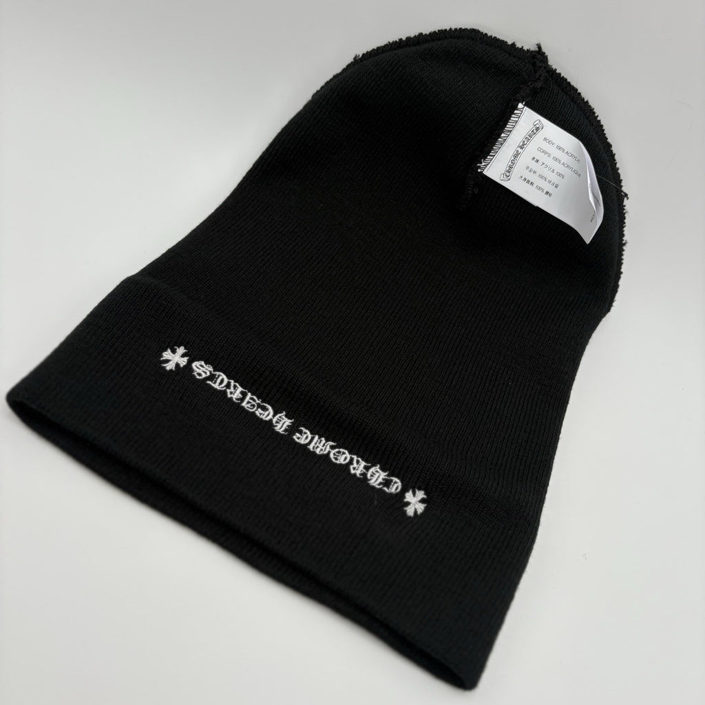 Chrome Hearts CH Logo Beanie ' Black White ' | BRAND NEW!