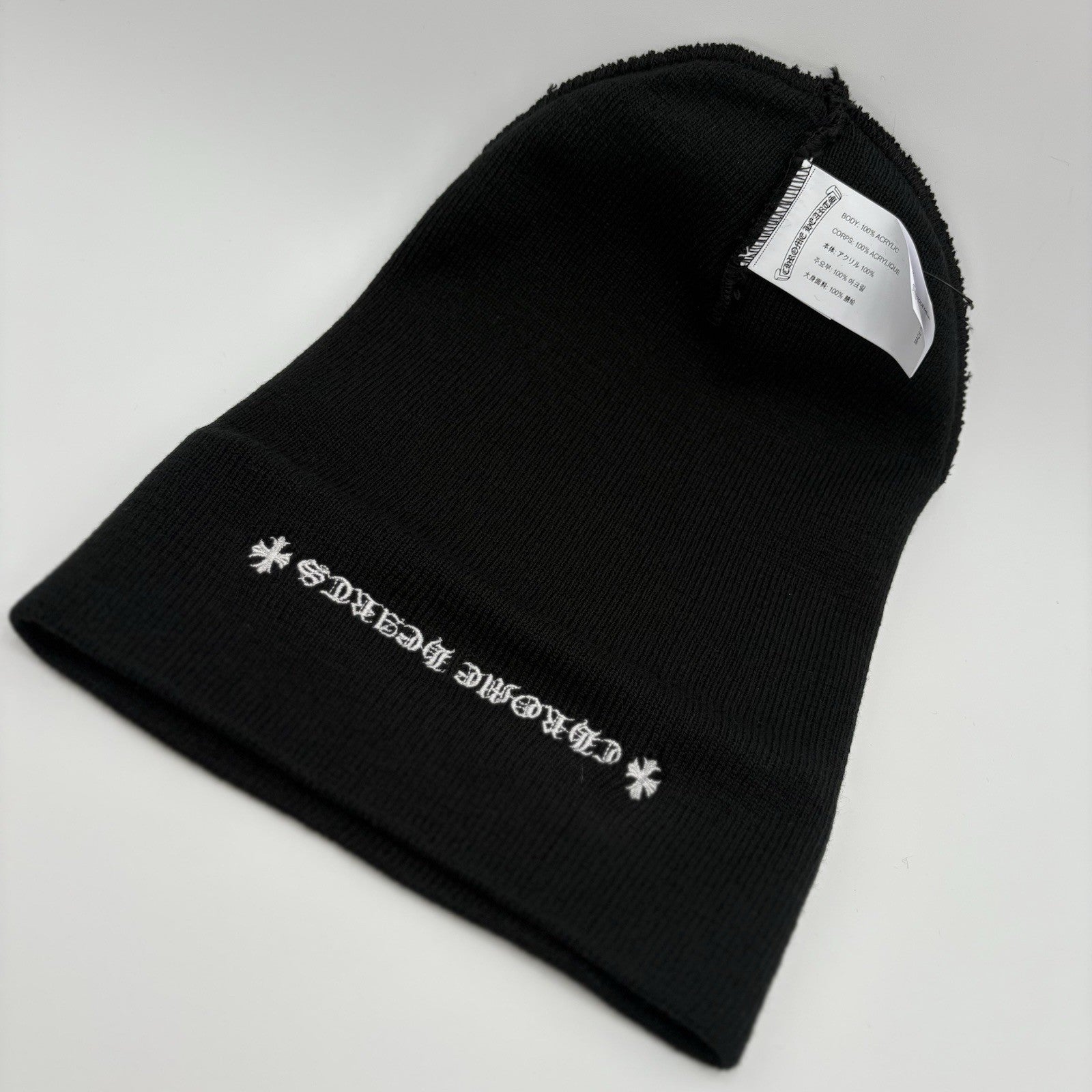 Chrome Hearts CH Logo Beanie ' Black White ' | BRAND NEW!