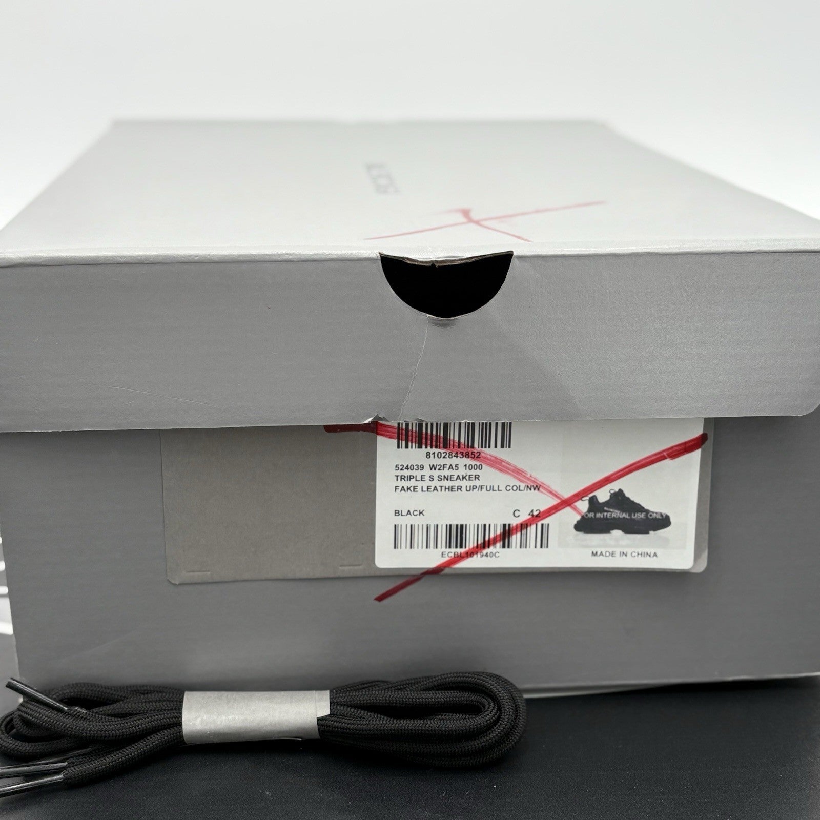 Size 42 - Balenciaga Triple S ' Black ' | BRAND NEW!