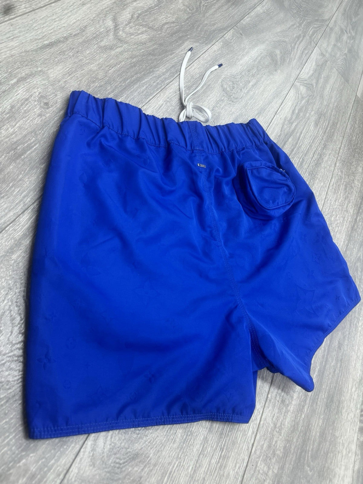 Size M - Louis Vuitton Monogram Swim Board Shorts ' Blue France ' | SUPER CLEAN!
