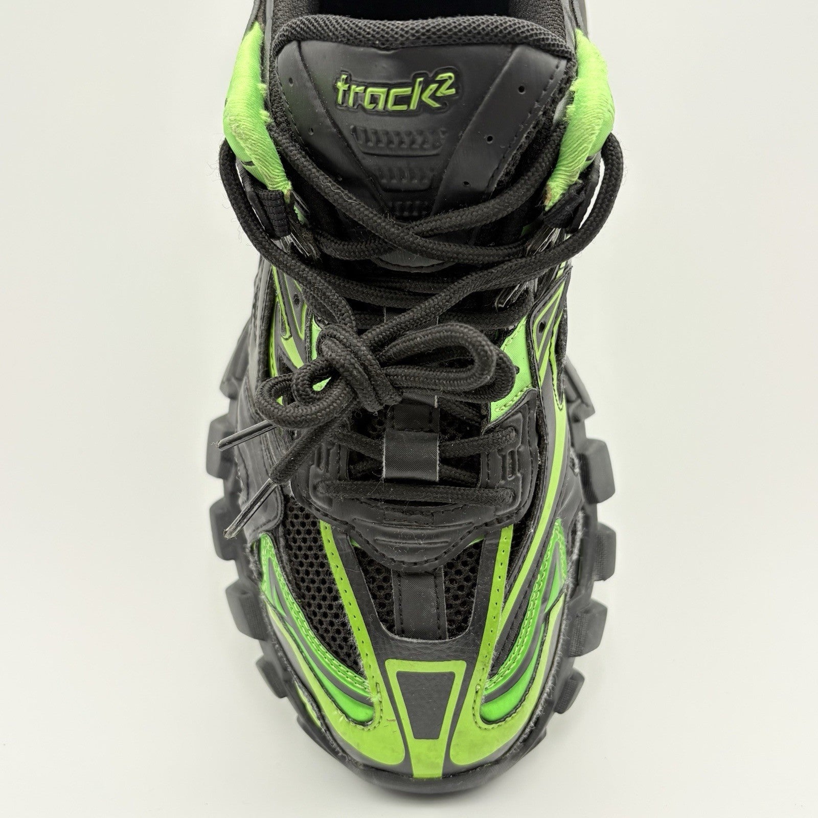 Size 41 (8 US) - Balenciaga Track 2 Trainer ' Black Green ' | GOOD CONDITION!