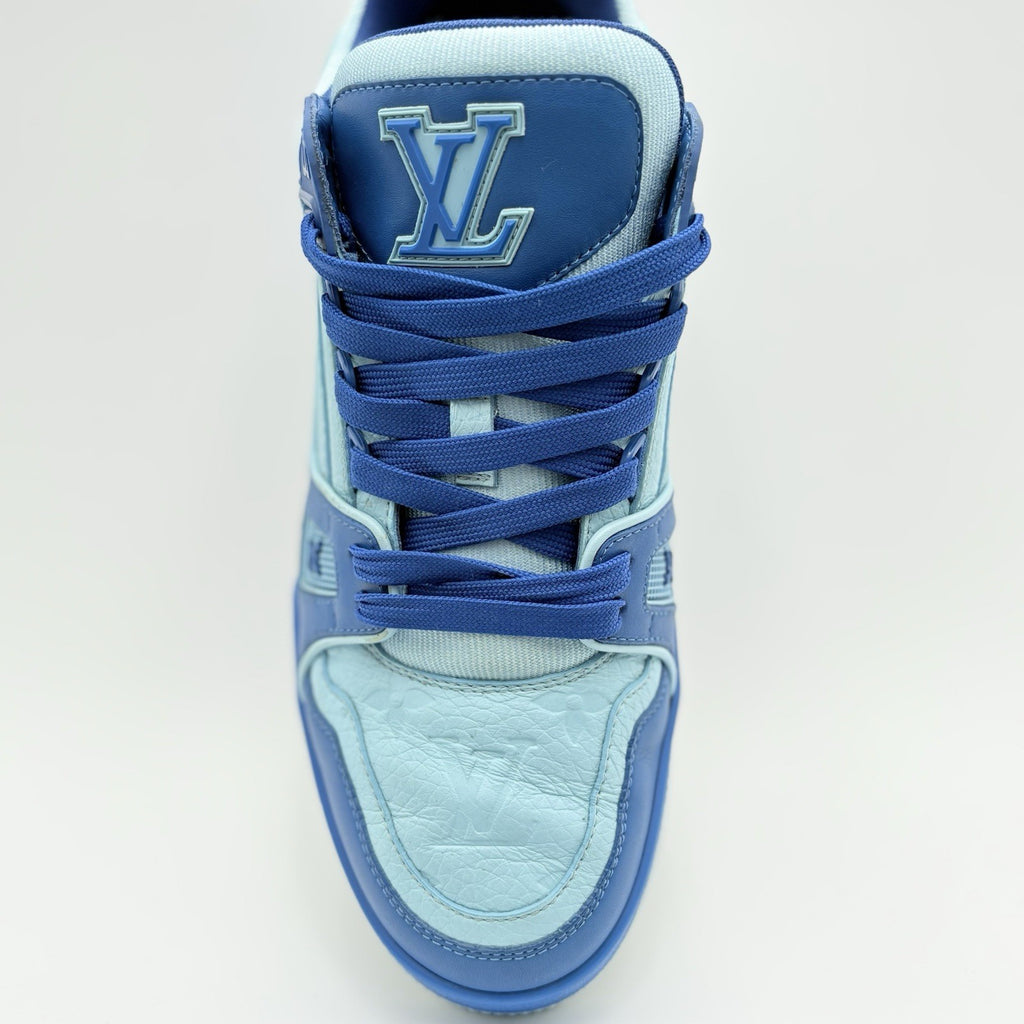 Size 6 LV (7-7.5 US) - Louis Vuitton Trainer ' Blue ' | GREAT CONDITION!