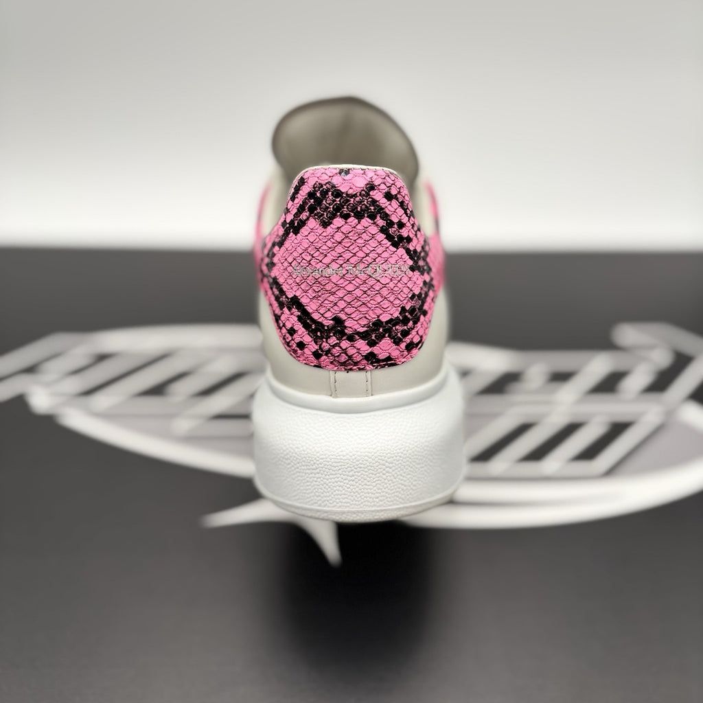 Size 41 (8 US) Alexander McQueen ' White, Pink Snake Print ' | GREAT CONDITION!