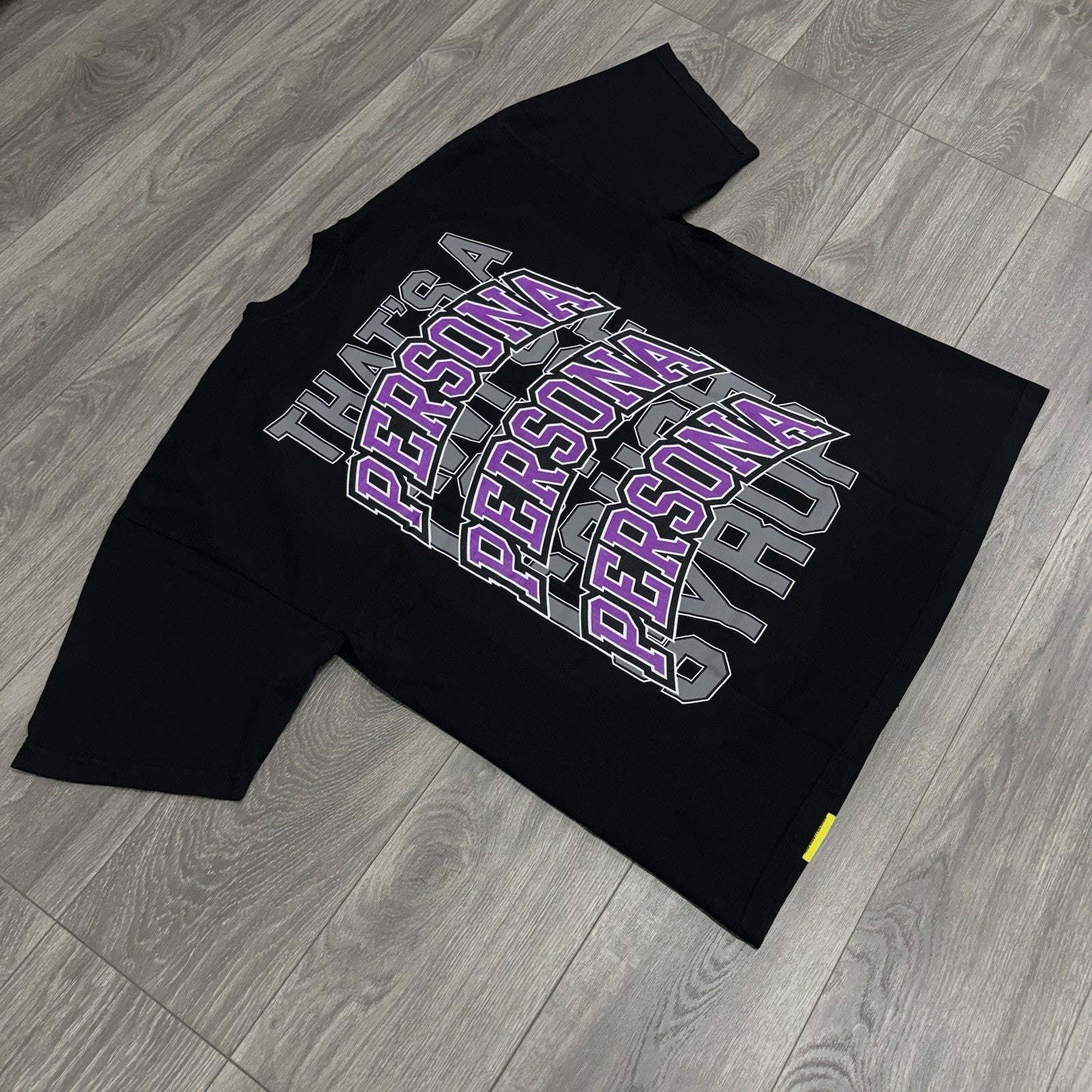 Size XXL - That’s A Awful Lot Of Cough Syrup X Persona T-Shirt ' Black ' | NEW!