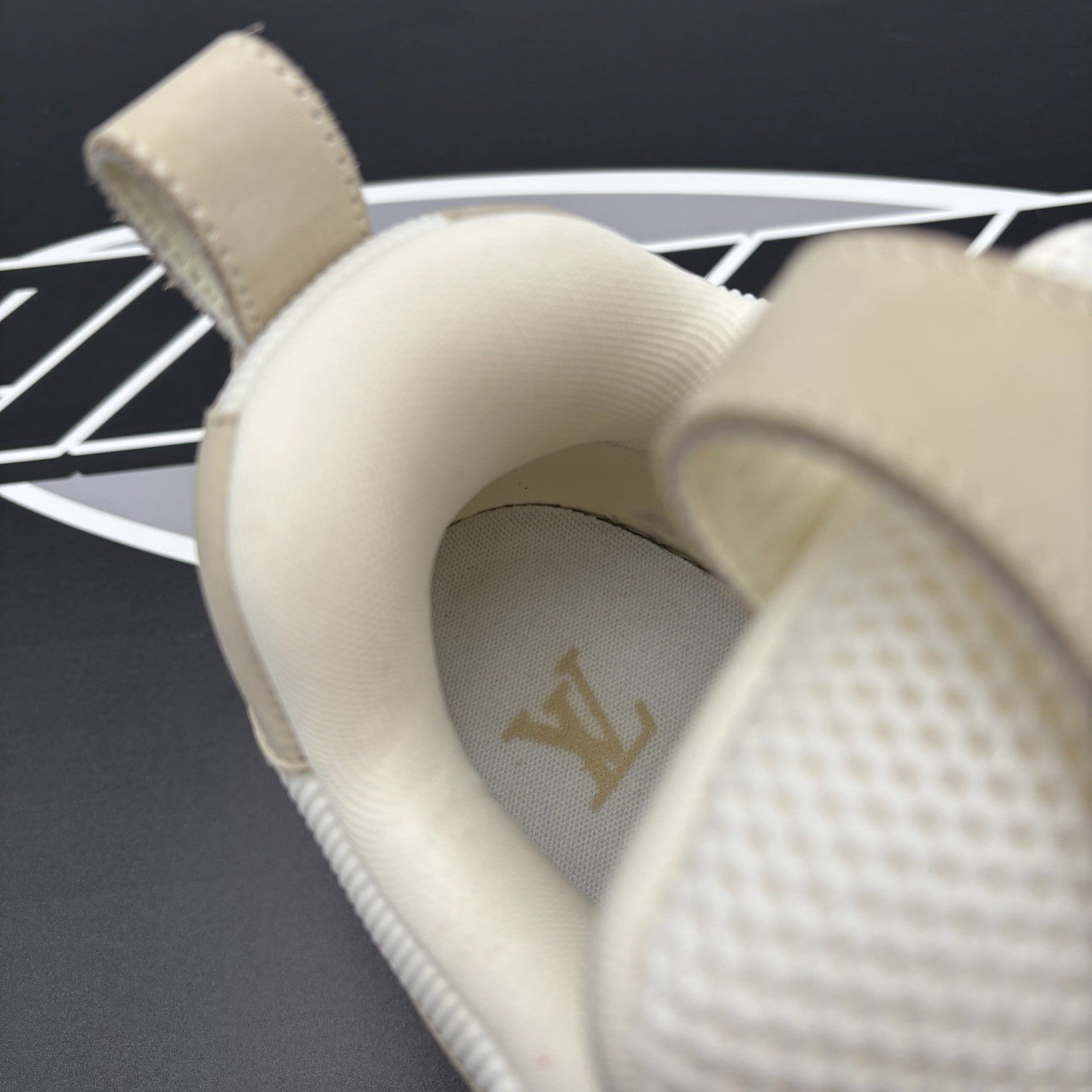 Size 7 LV (8-8.5 US) - Louis Vuitton Skate ' Beige White ' | EXCELLENT COND!