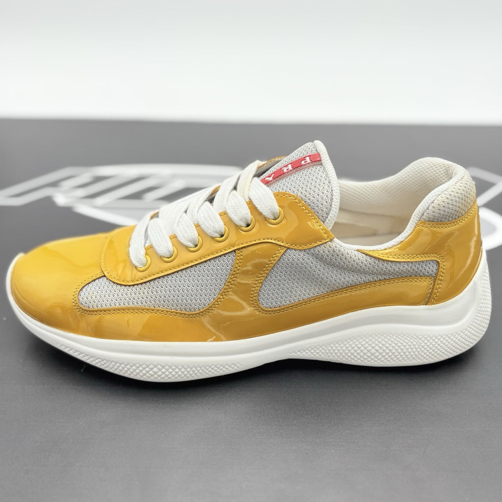 Size 6.5 UK (7.5 US) Prada Americas Cup ' Yellow White '